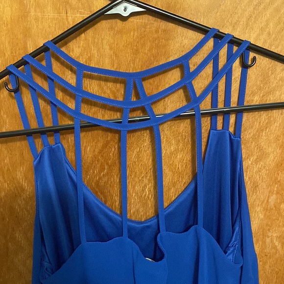 Blue Shift Dress (Small) - Picture 3 of 5
